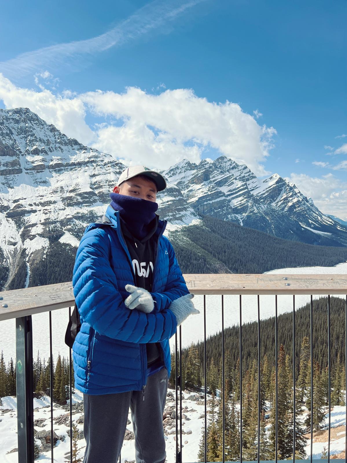 Mountain hiking